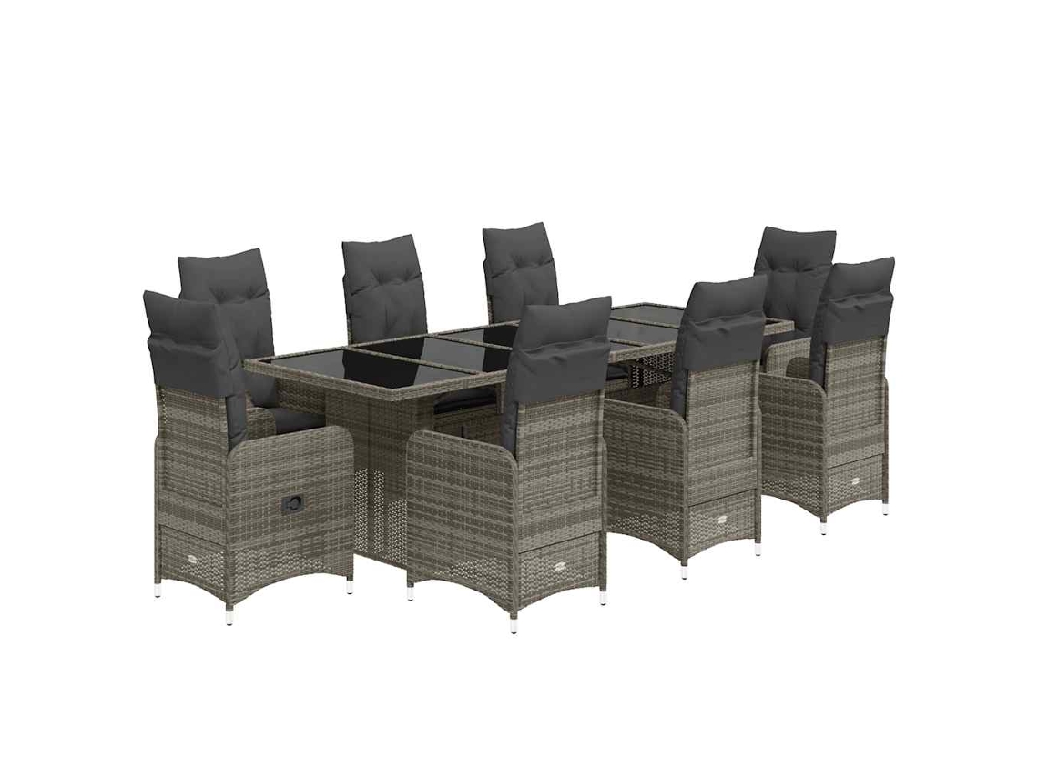 Bistro Set, Bistro Sets Vidaxl Cinzeto Rattan / Vime (n/a)