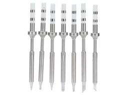Conjunto de 7 pontas de solda mini inteligentes originais para substituição em máquinas de solda.