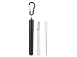 Palito de Bebida Telescópico Inox Reutilizável LAXISCREED