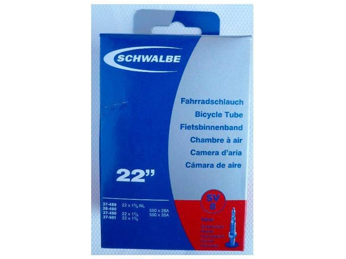 Câmaras de ar SCHWALBE 550 A/22 X 1 3/8 Presta (22´´)