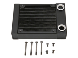 Troca Térmica De Alumínio 8 Tubos G1/4 Rosca 80mm Sistema De Refrigeração Líquida Com Parafusos Para Máquina De Impressão Gravadora
