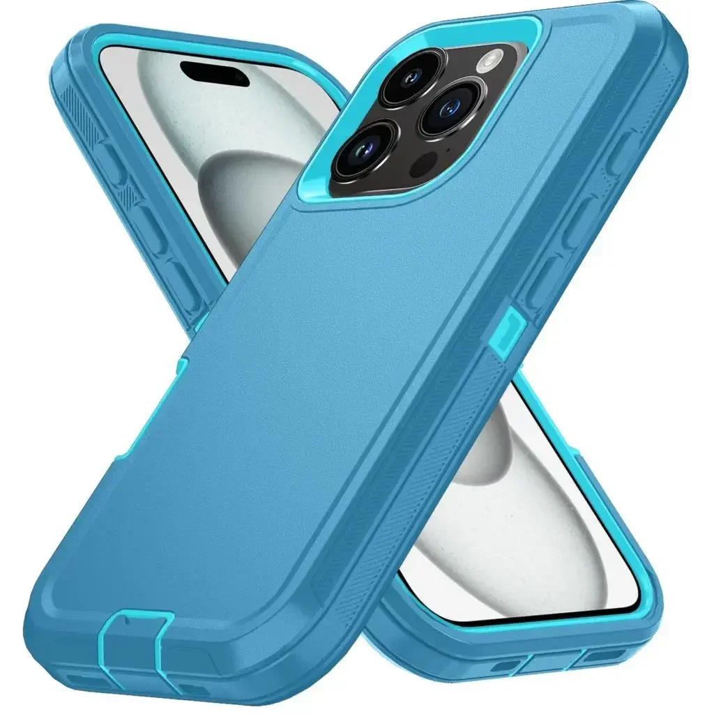 (azul, Iphone 14) Capa Resistente E À Prova De Choque Para Celular, Com Parte Traseira Rígida E Resistente A Quedas.
