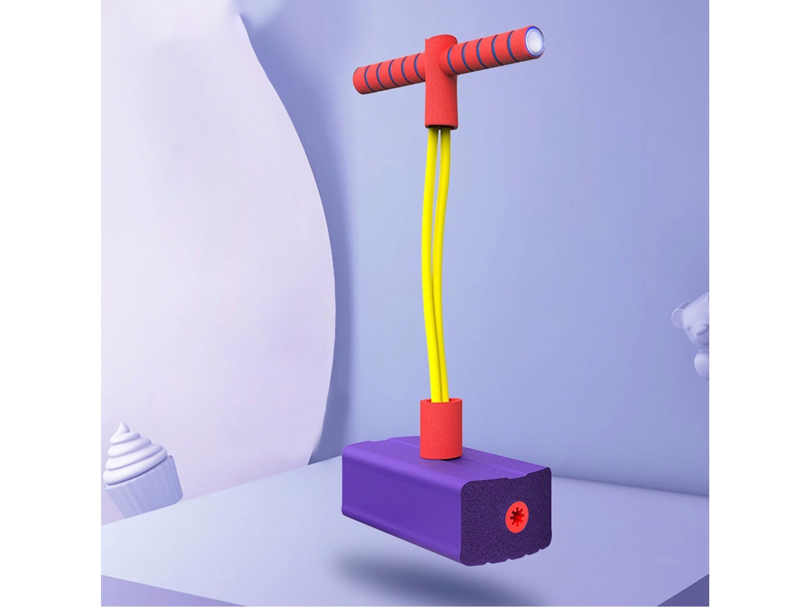Saltador de Espuma Pogo para Crianças, Treinamento de Equilíbrio, Com Sons, Morado | S/MARCA