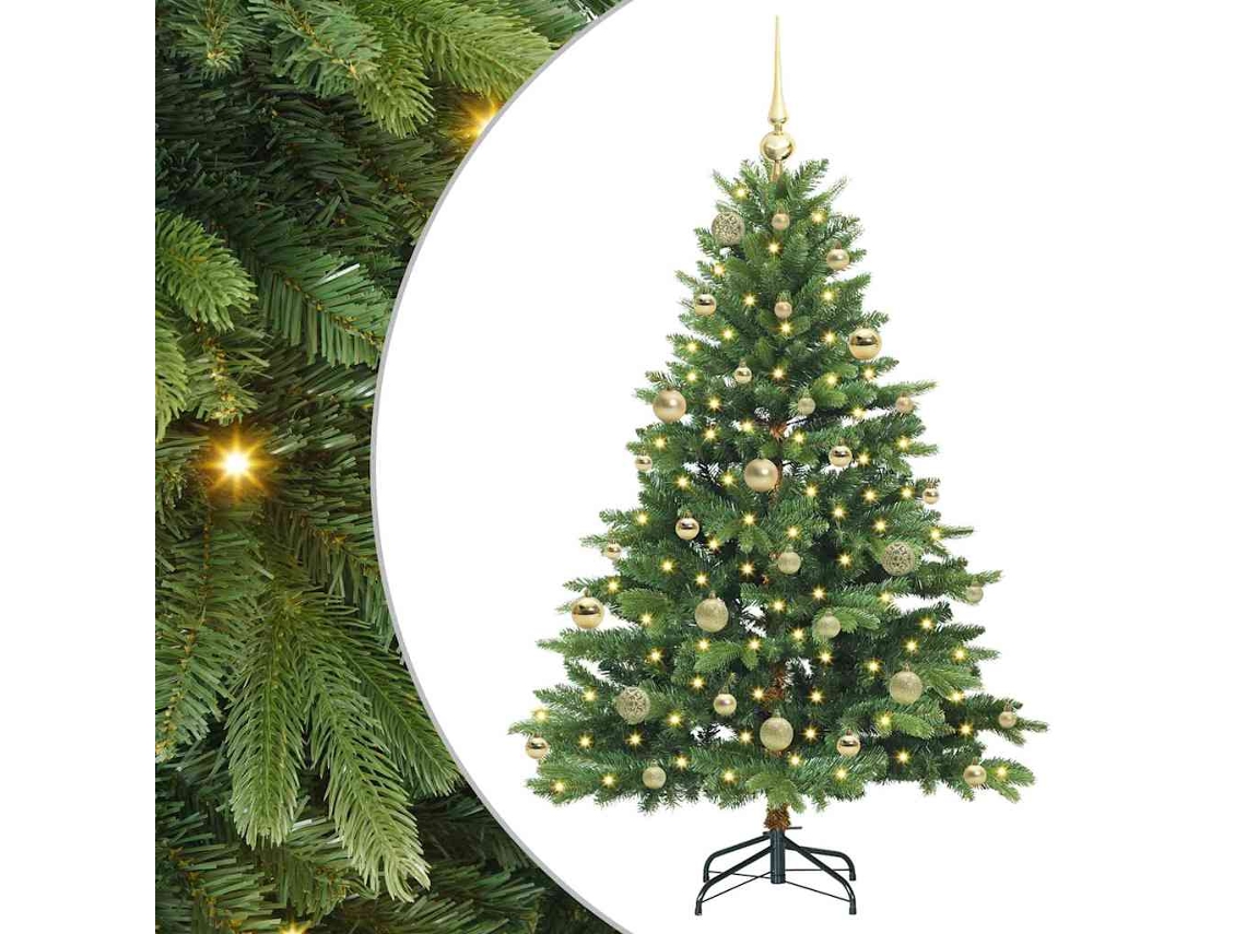Decoração De Natal Vidaxl Verde Plástico (150 Cm)
