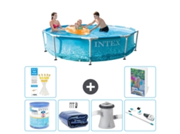 Piscina com Estrutura Redonda 305x76 Cm 5 peças S27 INTEX
