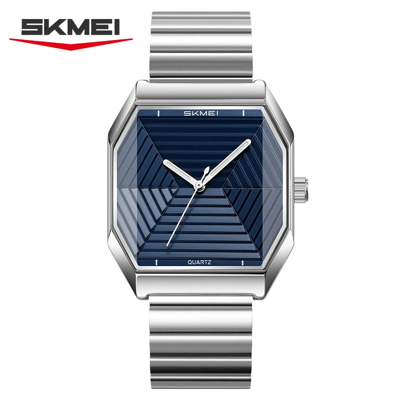 Relógio de Pulso Masculino MDUG em aço inoxidável, elegante, estiloso