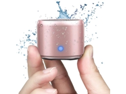 Mini Alto Falante Bluetooth Sem Fio Com Radiador De Graves Personalizado. Ip67 À Prova Dágua Yizhood (rosa)