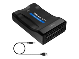 2026-conversor Hdmi Para Scart, Compatível Com Formatos Pal/ntsc, Plug And Play, Até 1080p