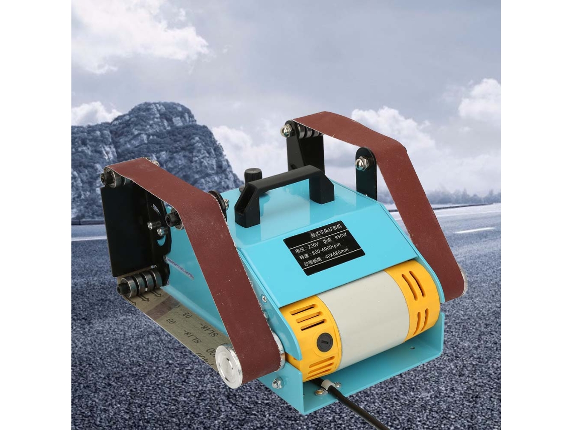 Laxiscreed Lixadora De Fitase Dupla Cabeça Para Bancada, Polimento E Trabalho Pesado, Potência 950w