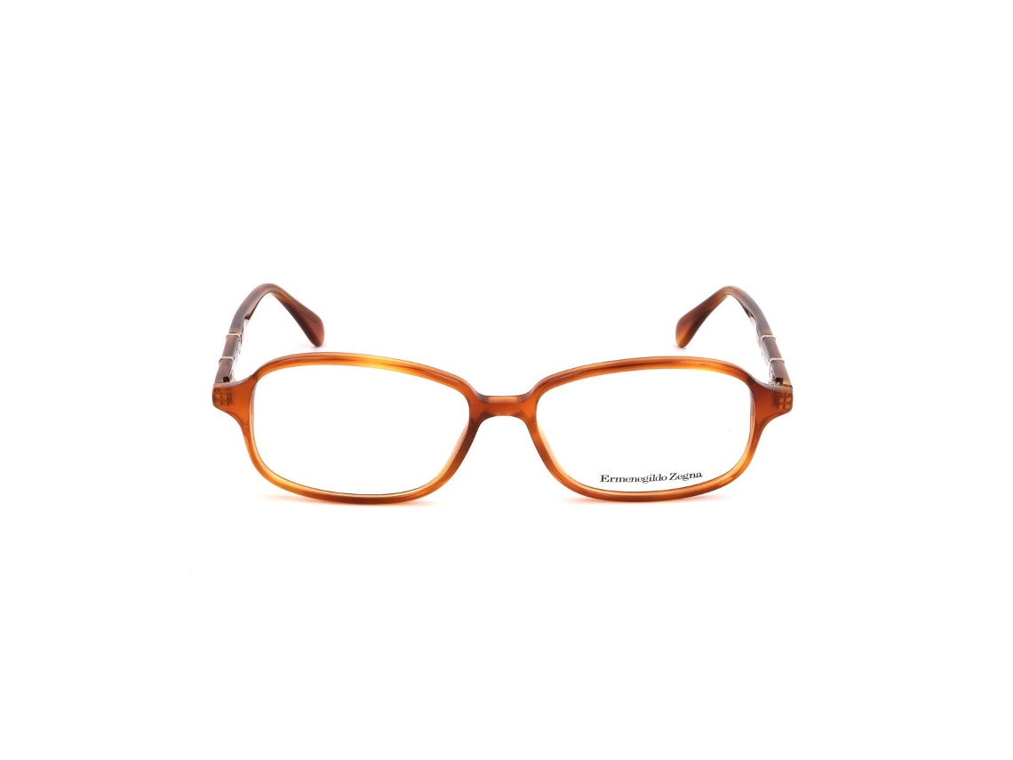 Armação de Óculos Unissexo Ermenegildo Zegna Vz3501-0711 Ø 52 Mm Castanho