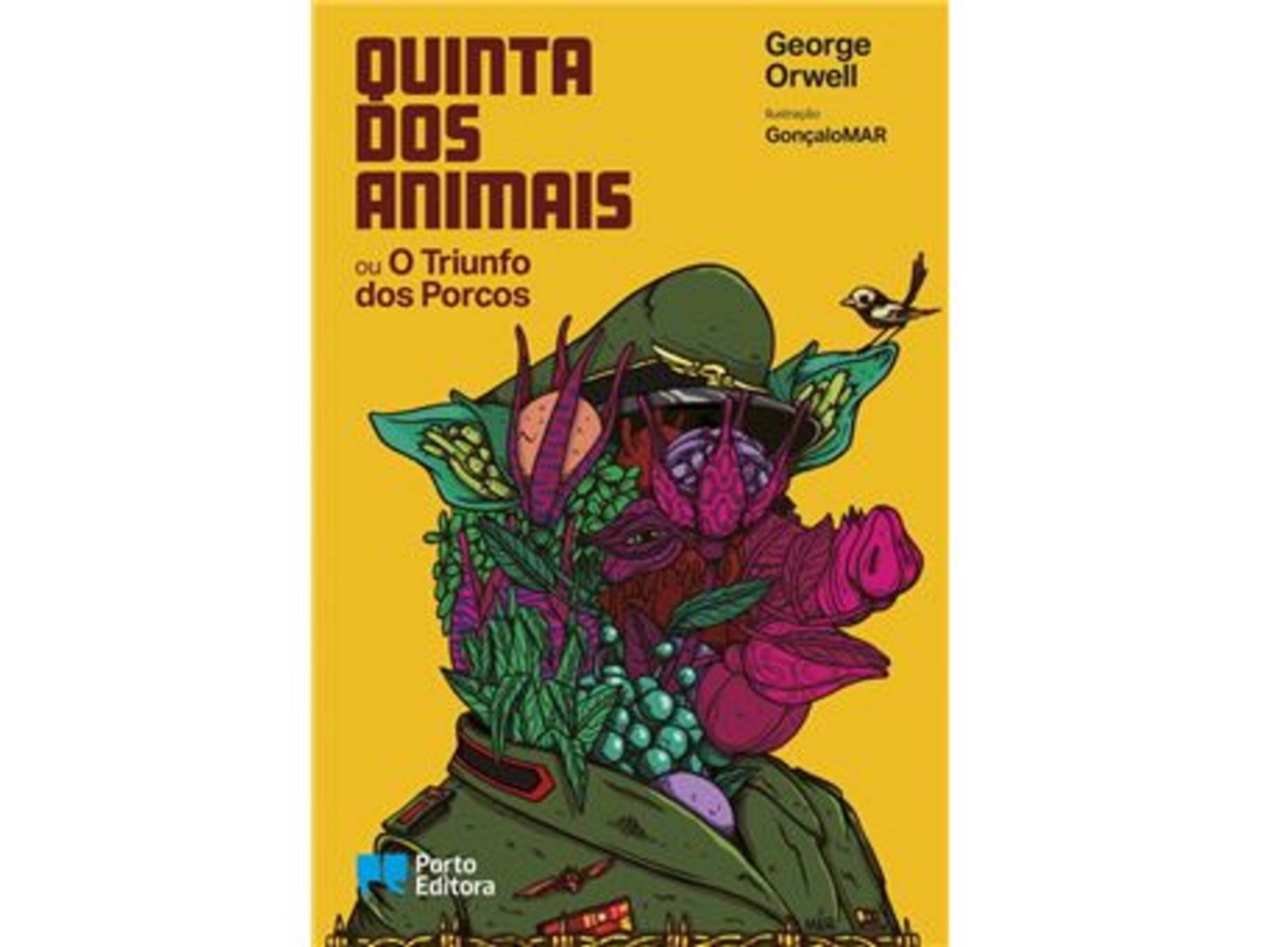 Livro Quinta dos Animais ou O Triunfo dos Porcos de George Orwell (Português)