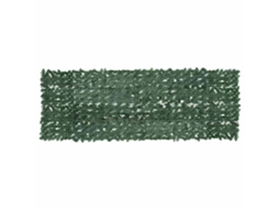 Vidaxl Tela De Varanda Com Folhas Verde-escuras 300x100 Cm