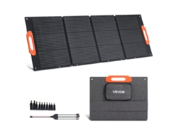 Painel Solar Monocristalino Dobrável De 150 W Para Viagens Ao Ar Livre Vevor