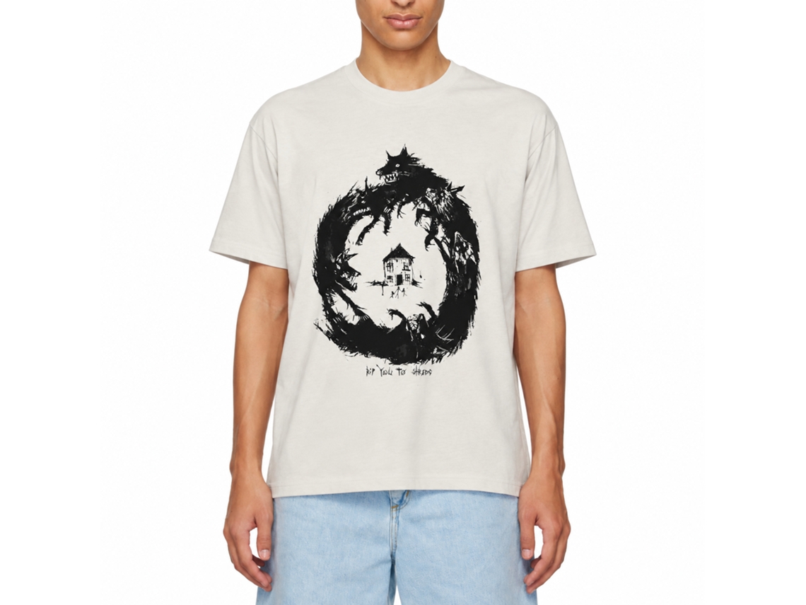 Camiseta Rockinstone Wolves James Hutton - Estilo de designer exclusivo