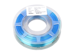 Filamento Pla 3d 1.75mm Bicolor Azul Verde 200g Consumível Impressora 3d