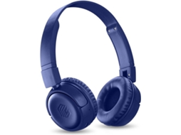 Auscultadores Bluetooth MUSIC SOUND Vibed (On Ear - Microfone - Azul)