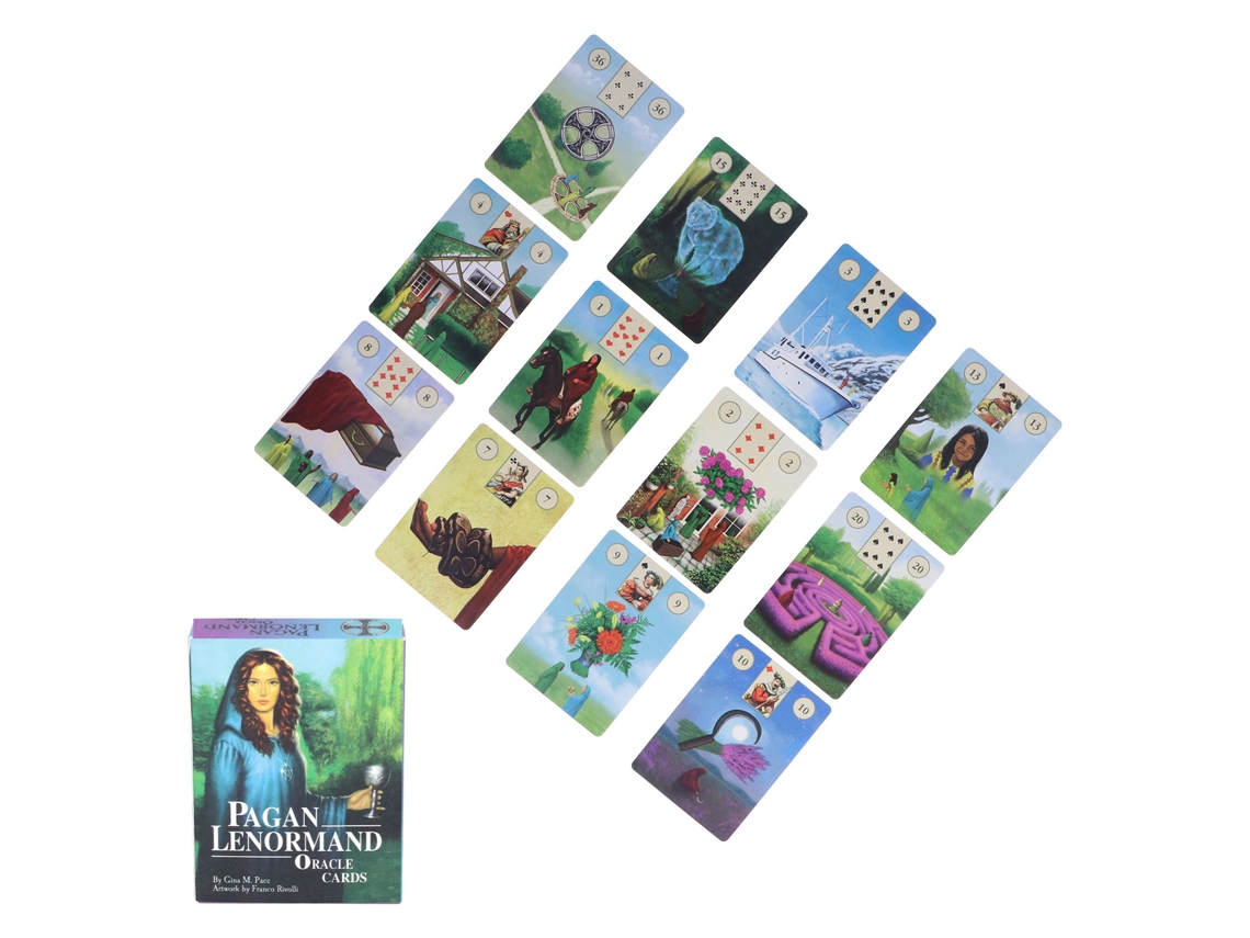 Mali baralho de Tarot para Festas e Adivinhação Portátil Presente de Jogo de Tabuleiro para Futuro