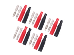 Conjunto De 5 Plugs Banana Laxiscreed E Soquetes Isolados Para Diy Em Soldadoras Com Design Seguro E Fácil De Usar