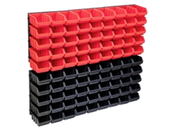 Storage Bin Kit, Storage Bin Kits Vidaxl Vermelho Plástico (n/a)