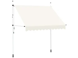 Retractable Awning, Retractable Awnings Vidaxl Creme Tecido (n/a)