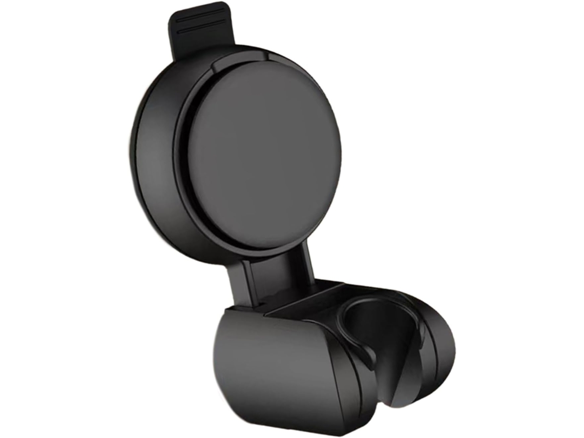 Suportes de parede portáteis e resistentes em ABS com ventosa para chuveiro, ideais para manuseio e instalação rápida.