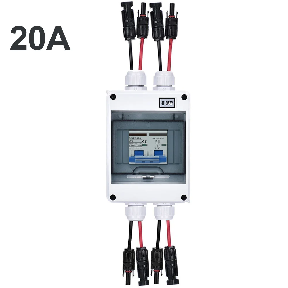 Disjuntor Bipolar De 30 A Para Célula Solar, Disjuntor De 1000 V Cc, Interruptor Isolador Ip65 Para Desconexão De Módulo Célula Solar Fotovoltaica