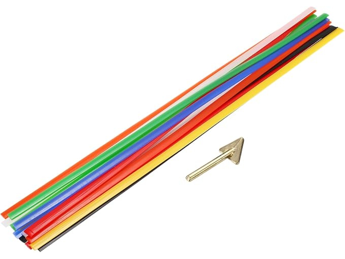 14 Peças De Plástico Soldando Hastes De 20 Polegadas Multicolor
