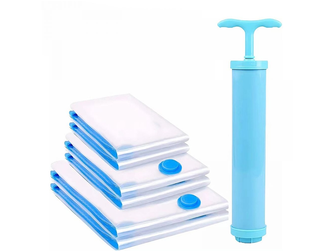 Sacos De Armazenamento A Vácuo Para Roupas, Edredons E Roupas De Cama, Com Bomba.