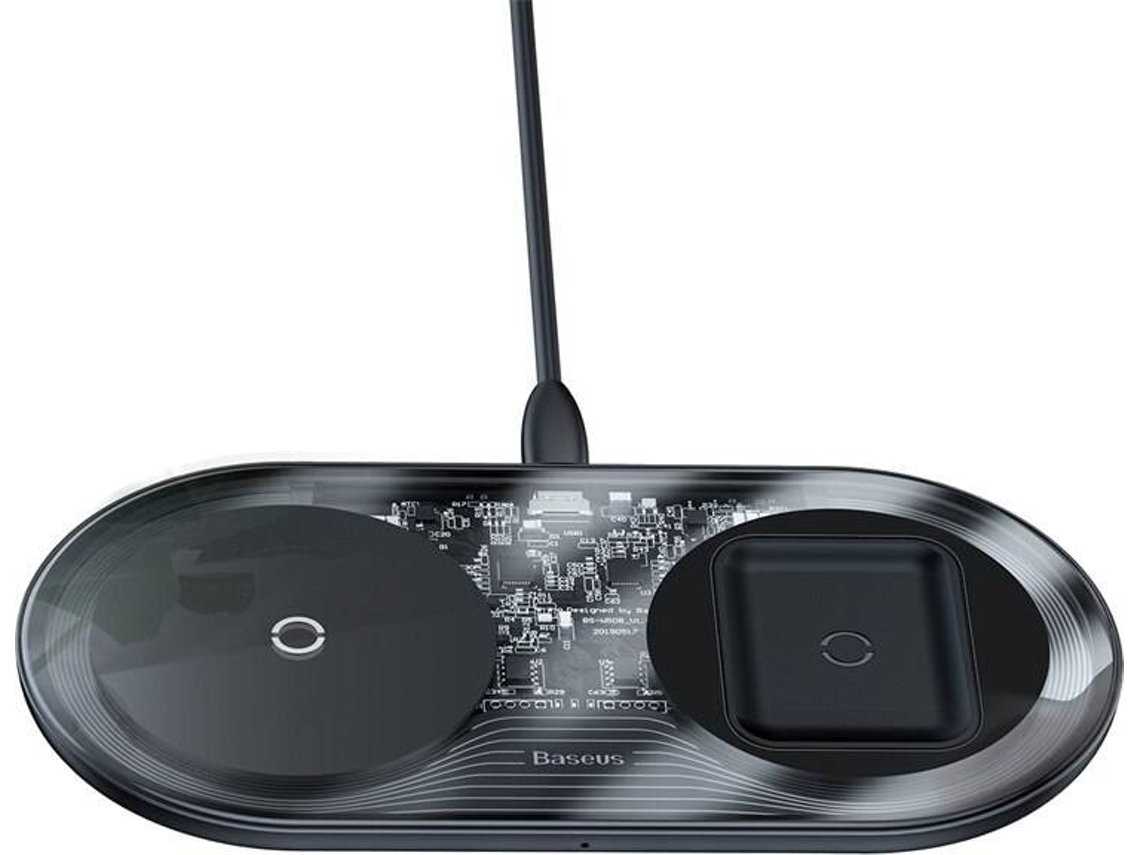 Base de Carregamento Wireless BESTBIRO LRWXCA02247 (15W - Transparente)