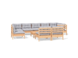 Garden Lounge Set, Garden Lounge Sets Vidaxl Cinzeto Madeira De Pinho (n/a)