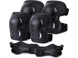 Equipamento De Proteção Para Crianças E Adultos, Conjuntos Com Joelheiras, Cotoveleiras E Protetores De Pulso Para Patinação, Escalada, Ciclismo