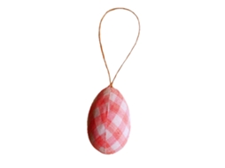 Ovos de Páscoa embrulhados em rosa e branco, 4x6cm LAXISCREED