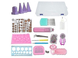 Kits De Papel Quilling Para Principiantes, 19 Piezas Com Ferramentas E Materiais Necessários