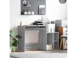 Vidaxl Mesa Cinza Sonoma 120,5 X 44 X 88,5 Cm Derivados De Madeira