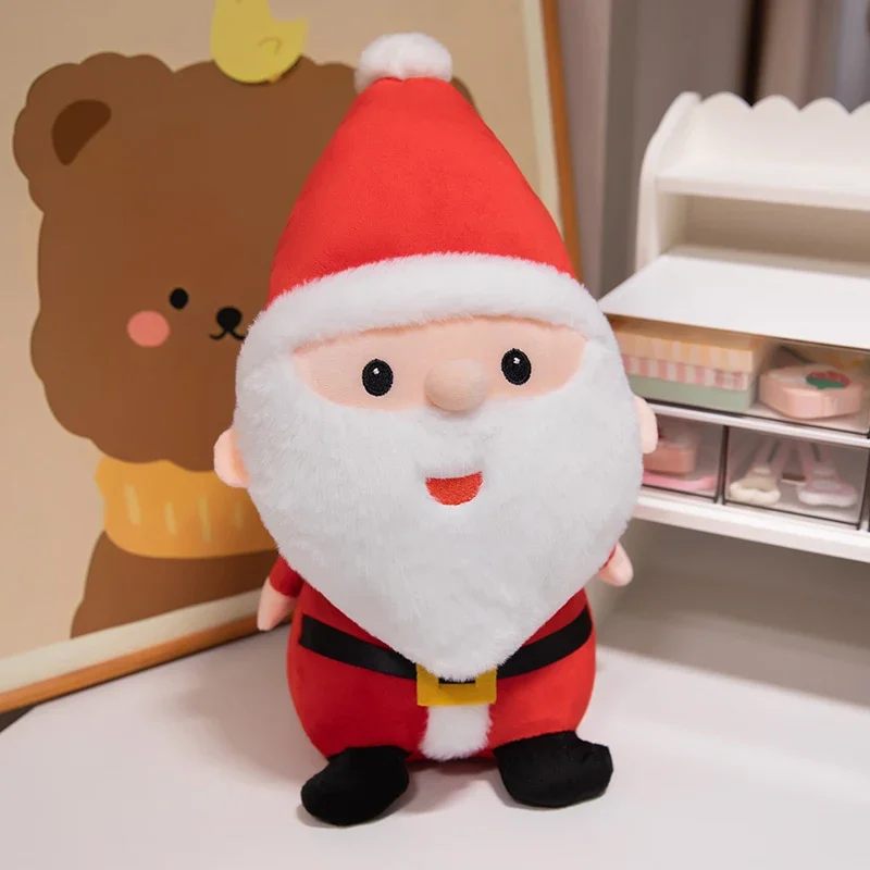 Lindo Brinquedo de Pelúcia da Série Natalina, Presente Perfeito para as Festas de Fim de Ano. MDUG (papai Noel 23cm)