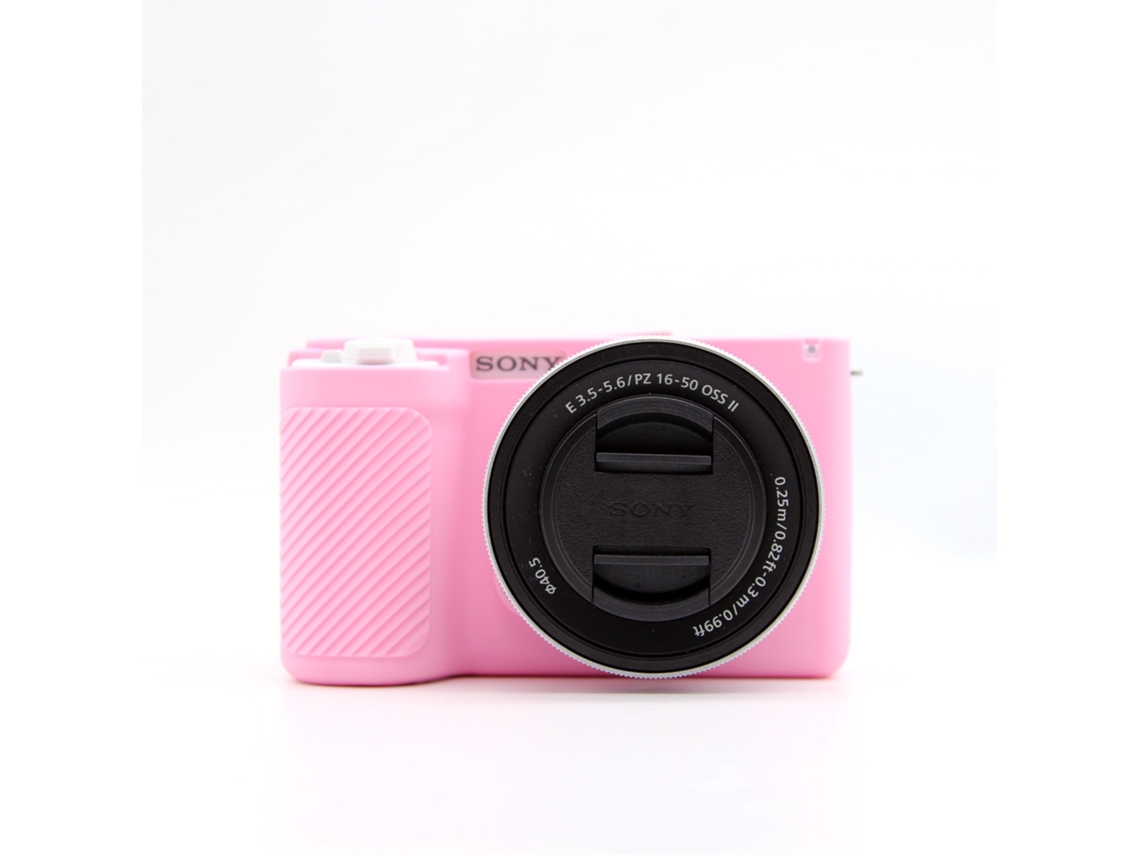 Capa para Sony Zv e10ii Capa de Silicone para Câmera CUICH (rosa)