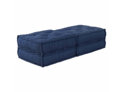 Vidaxl Unidade De Sofá Modular 2 Unid. Tecido Índigo 140 X 70 X 36 Cm