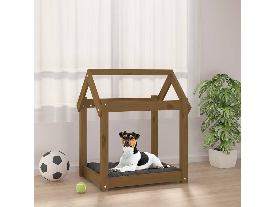 Vidaxl Cama 61x50x70 Cm Pinho Maciço Castanho Mel