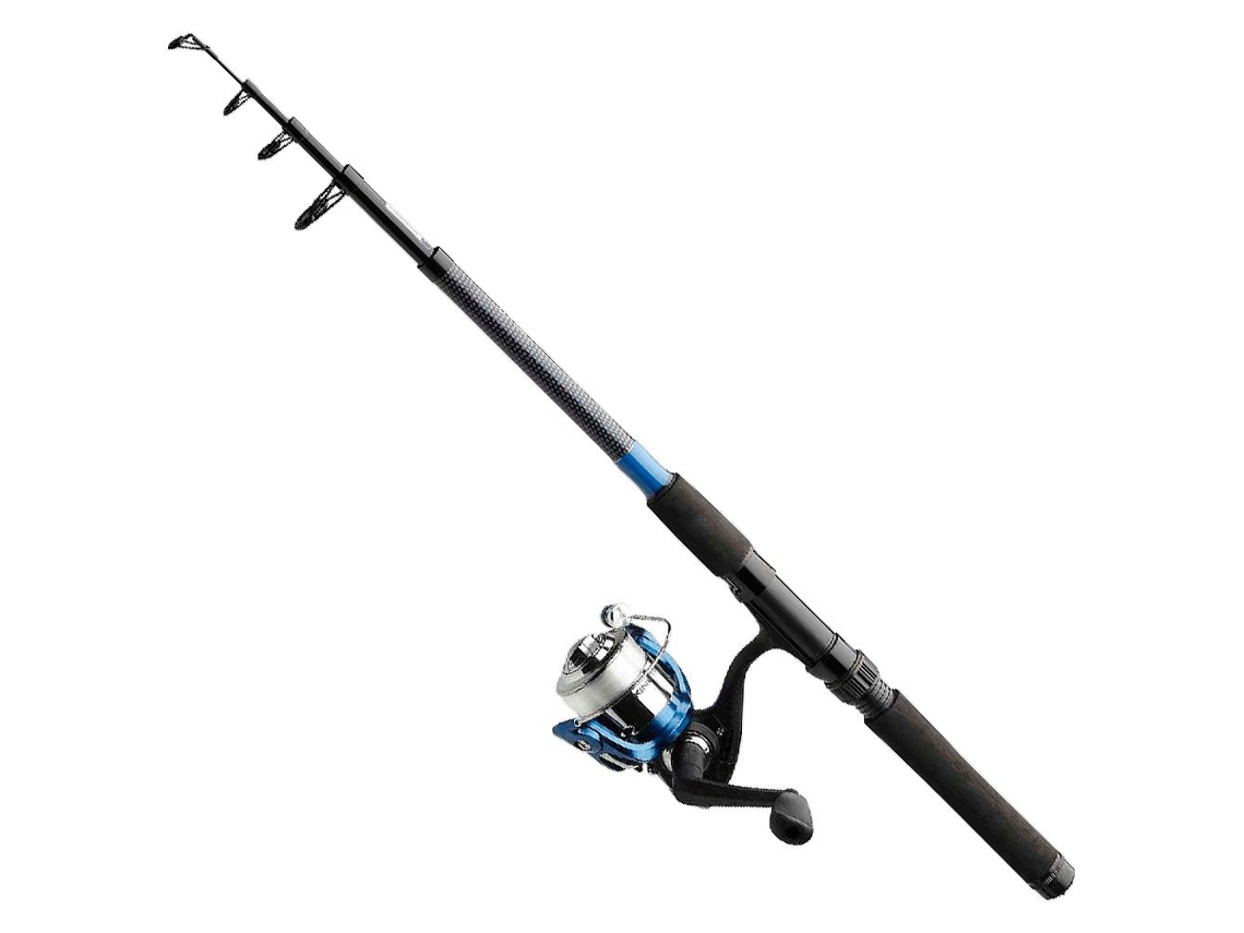 Cana De Pesca KINETIC Combo giratório telescópico telemark cc