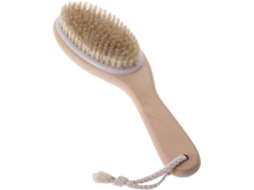 Escova De Banho Popetpop Com Cerdas Massageadoras, Escova Esfoliante Com Cabo Curvo Para Esfoliação Corporal