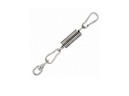 Suspensor Telescópico com Mola 304 Aço Inoxidável, Amortecimento, Rotação 360°, Carga 200kg INF