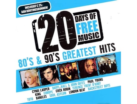 Cd 80s 90s Greatest Hits 20 Days Of Free Music Sony Bmg Music Entertainment