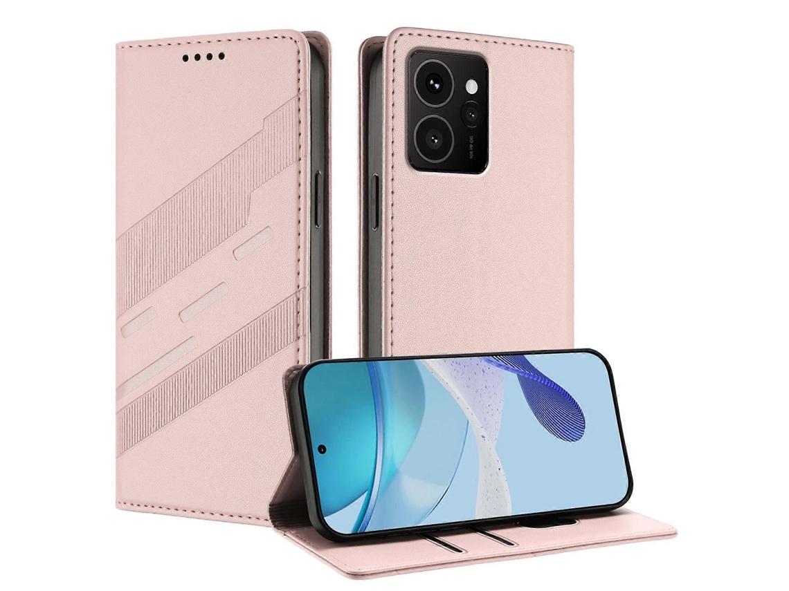 Capa De Celular Retrô De Couro Com Carteira Multifuncional Em Relevo