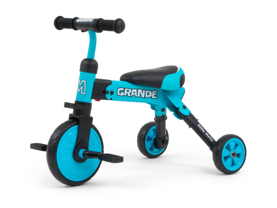 Bicicleta 2 Em 1 Milly Mally Grande Blue