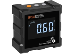 Inclinômetro Digital Lcd Magnético De 4* 90 Graus Ip54, Medidor De Ângulo Precisão, 4, 1 Peças