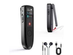 Grabadora de reuniones de negocios portátil e inteligente con batería de larga duración (d1 Black - 64 GB)