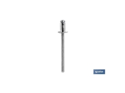 Remache aluminio normal 2.4 x 12 mm   caja 1000 unid.