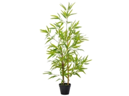 Planta De Bambú Artificial No Vaso 120cm Decorativa Para Interior E Exterior Casa Sala De Estar Escritório Verde