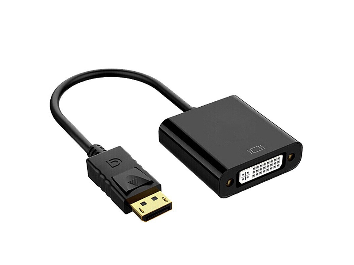 Cabo Adaptador Dp Para Dvi [preto] Conversor De Computador Para Tv