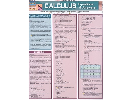 Livro Calculus Equations Answers de Inc Barcharts (Inglês)